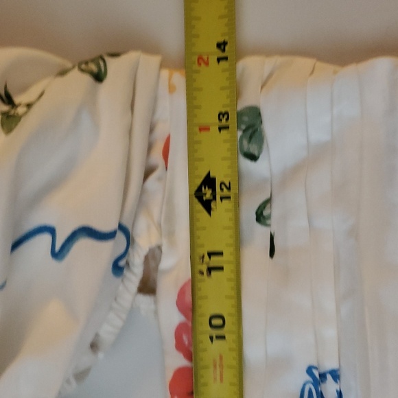 Abercrombie & Fitch Emerson Poplin Puff Sleeve Midi Dress Size XXST Novelty Prin - Picture 14 of 15